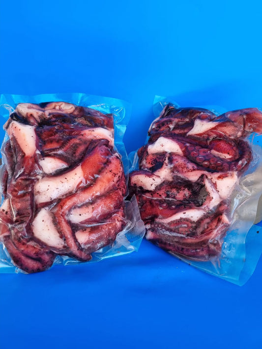 Pulpo cosido